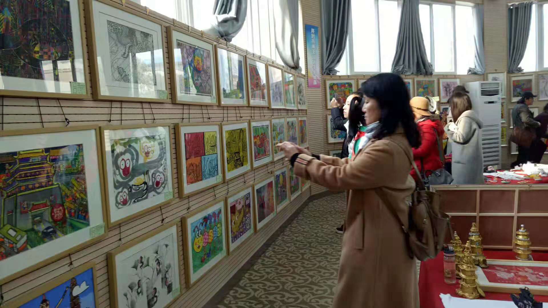 师生绘丹青 翰墨香满园——开封市回族幼儿园师生国画作品参加开封市第十四届学校艺术节艺术作品展