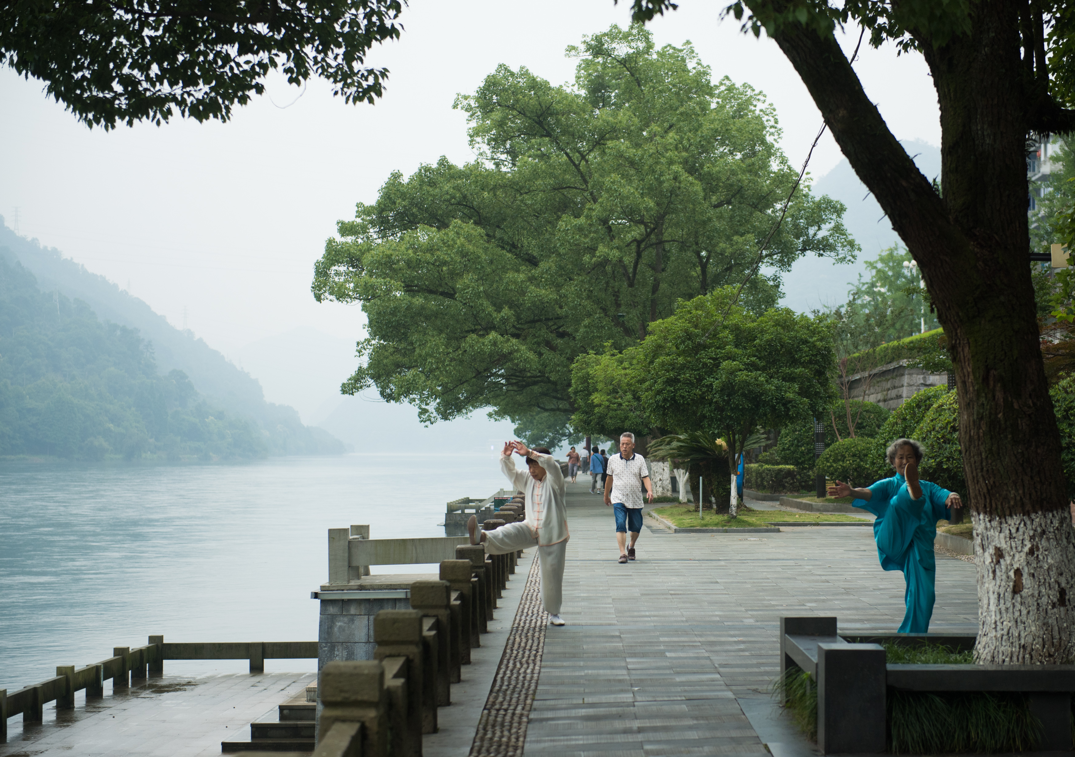 城市绿道成为休闲好去处