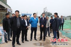 开封市副市长黄玉国调研城区市政基础设施项目