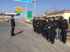  尉氏县公安局巡特警大队开展防暴处突演练