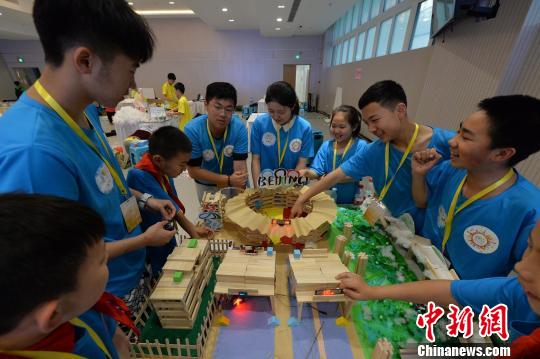 全国第三届中小学生创？造大赛的总决赛现场。主办方供图