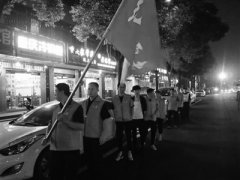 龙湾海滨街道有一支“红海义巡队” 由辖区各行业老板组成