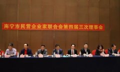 南宁市民营企业家联合会第四届三次理事大会顺利召开