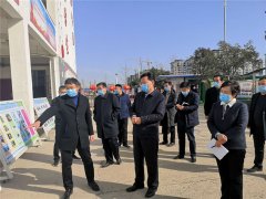 商丘睢阳区区委副书记孙景权调研督导学校疫情防控和复学准备工作