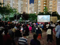  陕西宝鸡渭滨区红色影片流动放映火热进行中